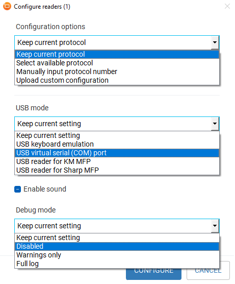 Config Options