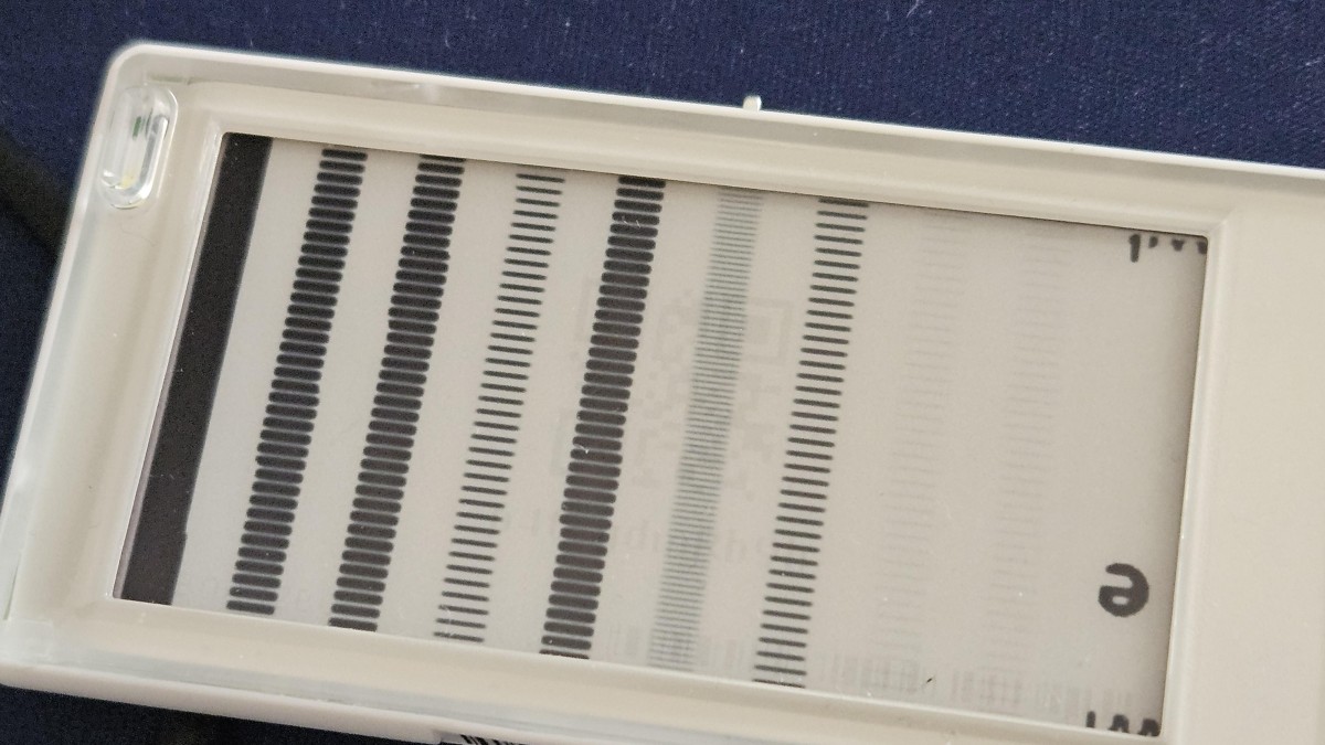 bad calibration pattern as a test